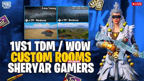 V Tdm Rooms Pubg Mobile Live Tdm Room Challenge On Live Stream Come