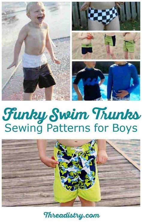 The Best Swim Trunks sewing patterns for boys