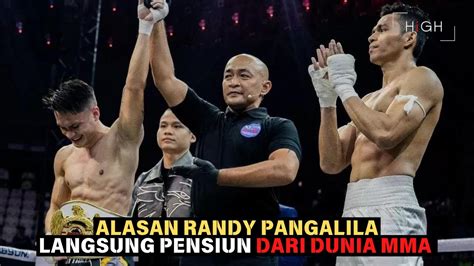 TERUNGKAP ALASAN RANDY PANGALILA PENSIUN DARI DUNIA MMA USAI MENANG