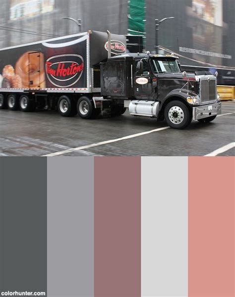 Tim Hortons Truck Color Palette Trucks Tim Hortons Color Palette