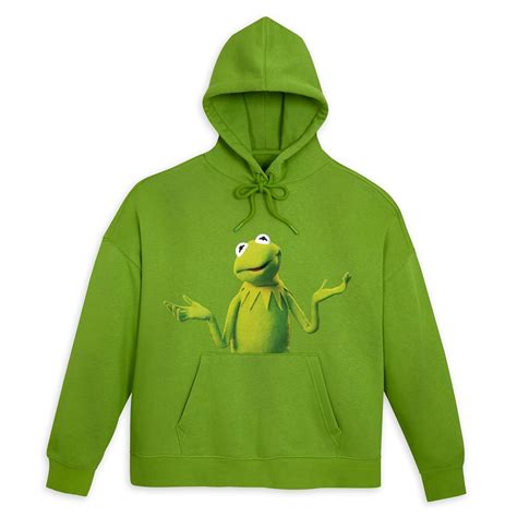 Disney Womens Pullover Hoodie Muppets Kermit The Frog