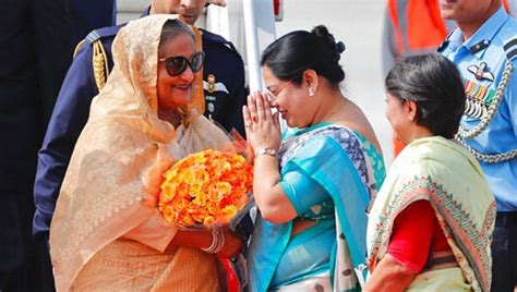 Bangladesh Pm Sheikh Hasina Arrives In India On 4 Day Visit Latest News India Hindustan Times