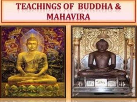 Make An Collage On The Teachings Of Lord Mahavira And Lord Buddha