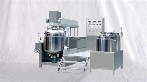 Body Lotion Cream Mixer Making Machine Vacuum Emulsifier Equipment