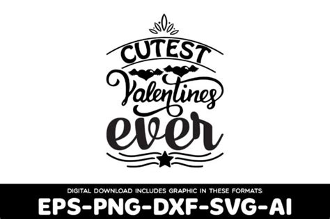 Cutest Valentine Ever Graphic By Shopdrop · Creative Fabrica