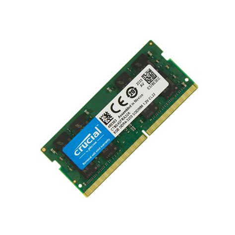 Crucial 8GB DDR4 3200 MHz Laptop Memory (PC4-25600) SODIMM, 260-Pin ...