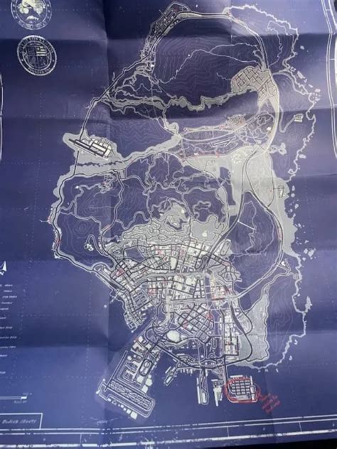 Grand Theft Auto Gta V5 Los Santos Postermap Collectors Edition