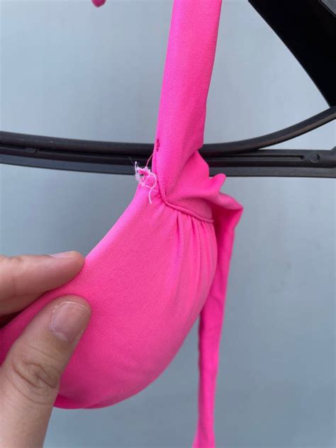 Barbie Pink Bikini Top Women S Fashion Swimwear Bikinis Swimsuits On Carousell