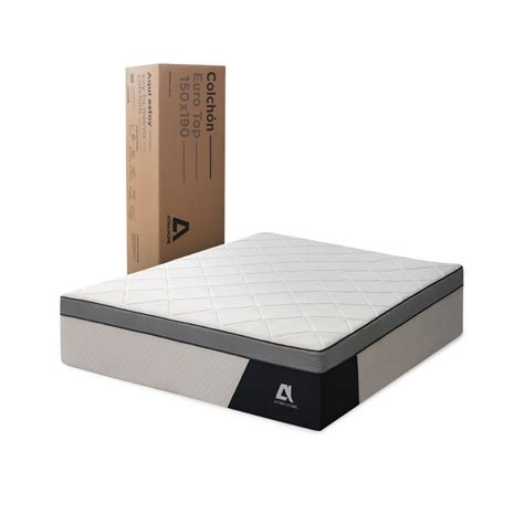 Colch N De Espuma Memory Foam Euro Top Individual Laila Comfort