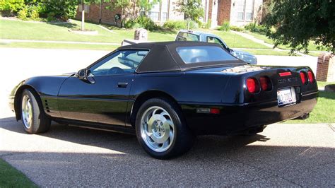 1993 Chevrolet Corvette Convertible 350300 Hp Triple Black Mecum