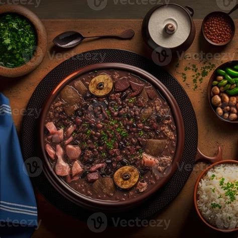 Delicious Brazilian Feijoada Food 14943573 Stock Photo at Vecteezy