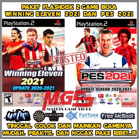 Jual Flashdisk Game PS2 PS 2 PES 2021 Dan Winning Eleven 2021 Shopee