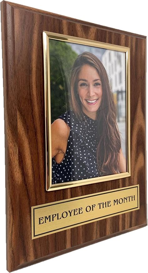 Employee Of The Month Award Plaque Custom X Picture Plaque Holds