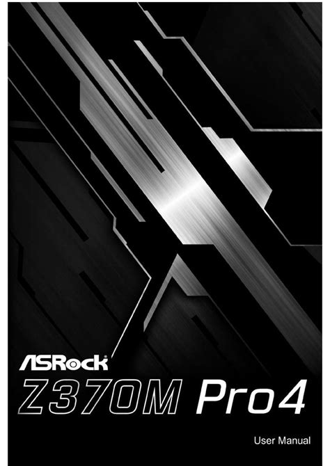 ASROCK Z370M PRO4 USER MANUAL Pdf Download | ManualsLib