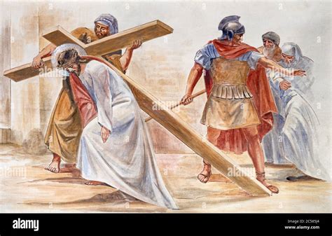 Jesus Carrying A Cross