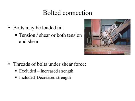 DESIGN OF CONNECTIONS IN STEEL STRUCTURE PPT