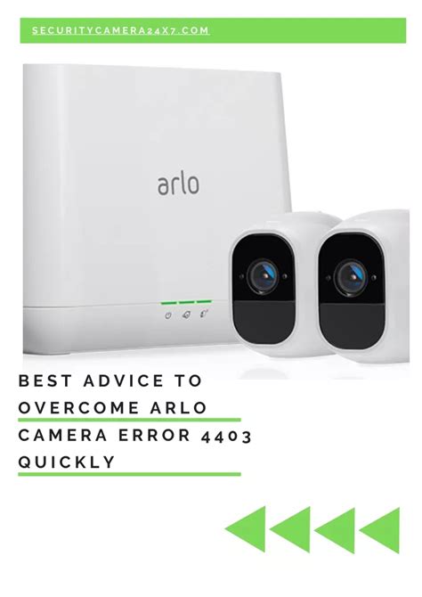 Ppt How Can Fix Arlo Camera Error Powerpoint Presentation Free