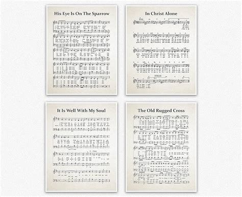 Free Printable Vintage Hymns Sheet Music Rose Clearfield 48 Off