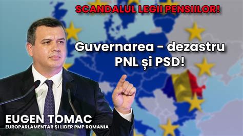 Europarlamentarul Eugen Tomac Pre Edintele Pmp Rom Nia Ntr O Super