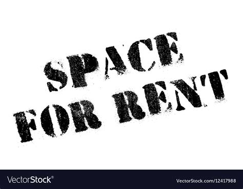 Space For Rent Rubber Stamp Royalty Free Vector Image