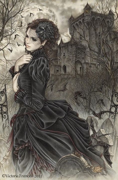 Dark Art Sxxi Victoria Frances Gothic Fantasy Art Fantasy Artwork Vampire Art