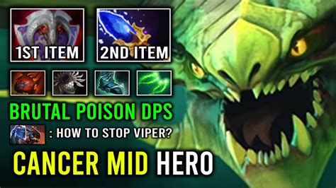 CANCER MID VIPER IS BACK 1st Item Vanguard 2nd Item Scepter Unlimited