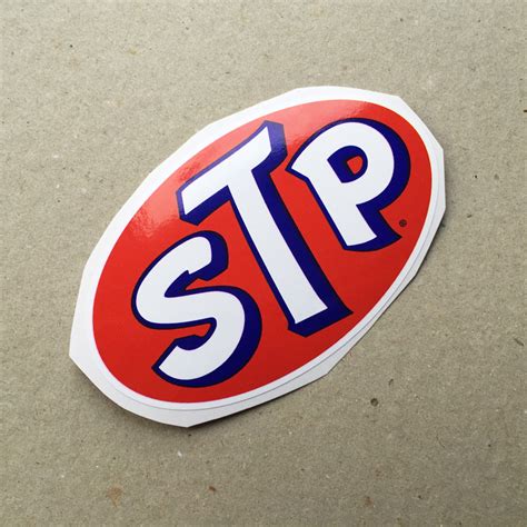 STP Vintage Logo Sticker by Car Bone FlatSix Design - Choice Gear