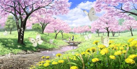 Spring Season Anime Wallpapers - Wallpaper Cave