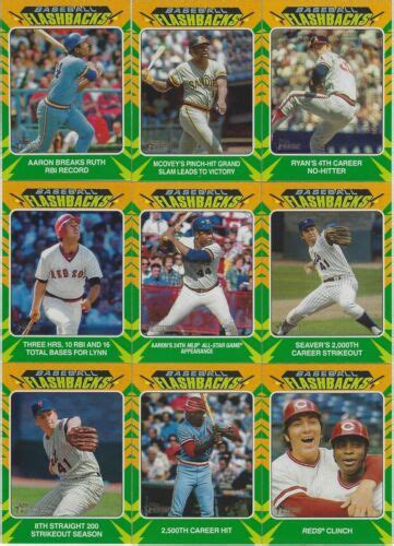 2024 Topps Heritage BASEBALL FLASHBACKS Insert You Pick Complete