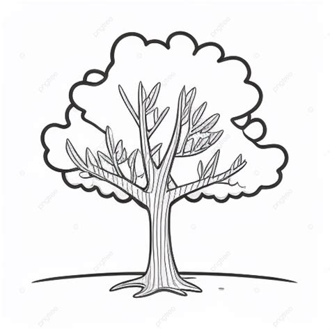 Dibujo De árbol Para Colorear Página E Imagen Png Dibujos Dibujo De Arbol Dibujo De Anillo