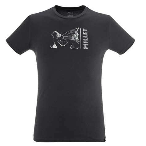 Millet Capitan Ts Ss M Black T Shirt Urbain Homme