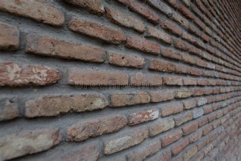 Sfondo Rosso Della Trama Di Vecchie Pareti Di Mattoni Di Vintage Muro