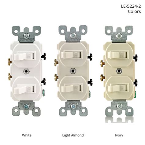 Leviton Double Light Switch Wiring Shop Stock Ph