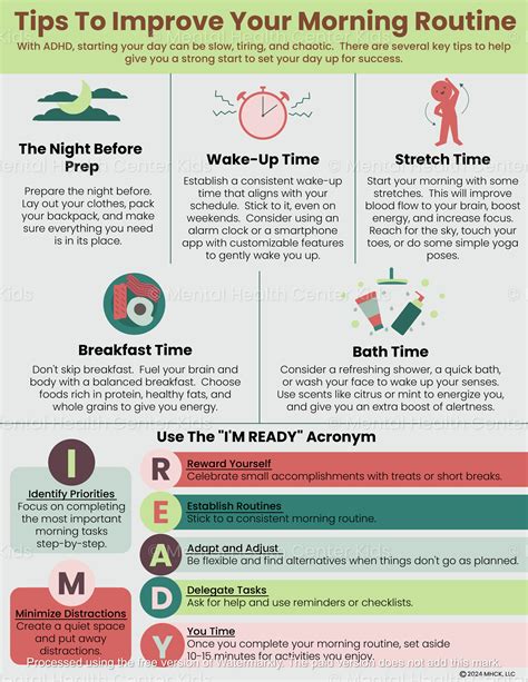 ADHD Tips To Improve Your Morning Routine – Mental Health Center Kids