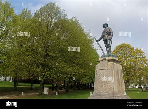 winchester cathedral King's Royal Rifle Corp War memorial Bronze Statue ...