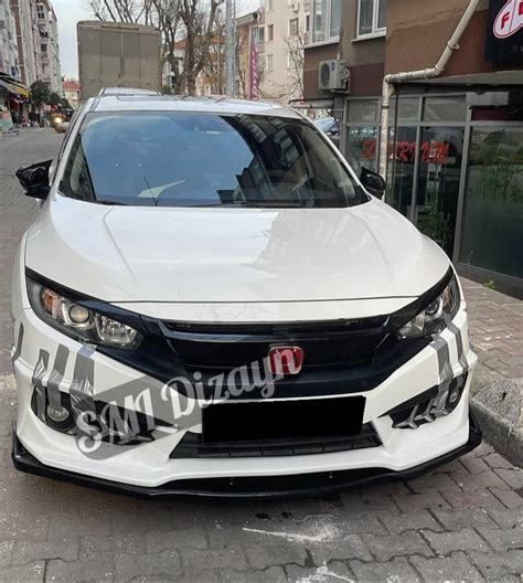 Honda Civic Fc N Lip Plastik Turbo N Ek Varsa Uyumludur Araba