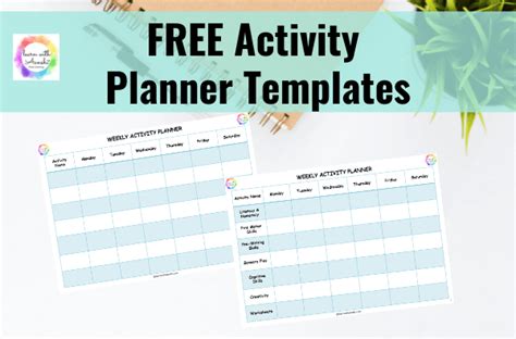 Activity Planner - learnwithaanshi.com