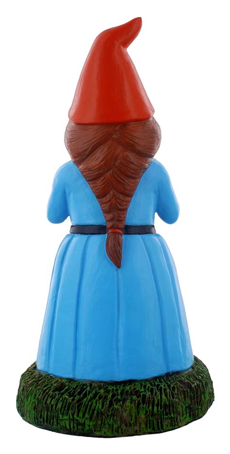 Gnometastic Lady Double Bird Garden Gnome Statue Tall Indoor