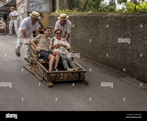 Monte Toboggan Ride Stock Photo - Alamy