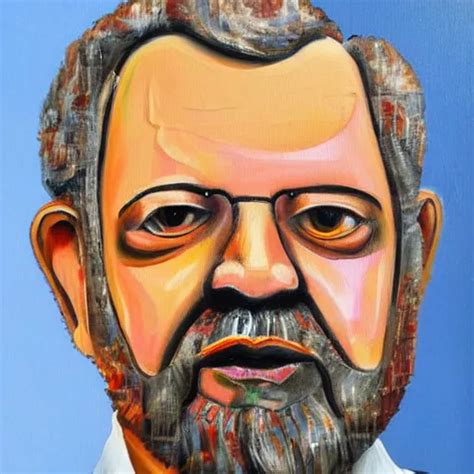 Portrait En Buste Of Luis Inacio Lula Da Silva Stable Diffusion