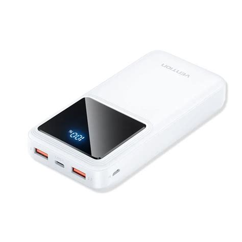 Внешний аккумулятор Vention 20000mAh Power Bank (Micro-USB+USB-C+USB-A ...
