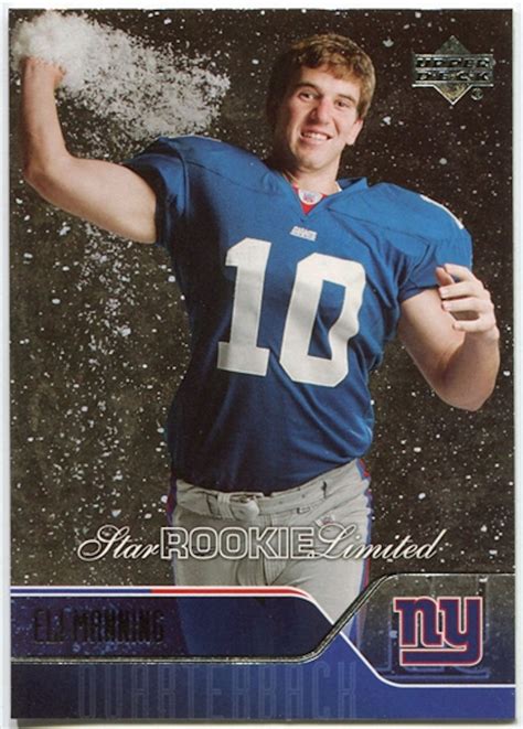 2004 Upper Deck 201 Eli Manning Rookie Card Rc Da Card World