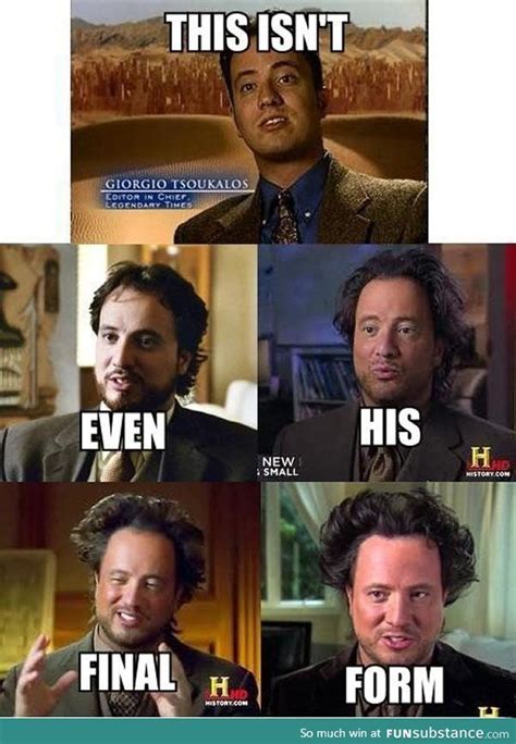 Evolution Of Giorgio A Tsoukalos Funsubstance Aliens Guy Ancient