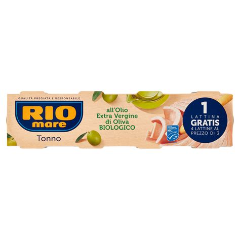 Rio Mare Tonno All Olio Extra Vergine Di Oliva Biologico X G