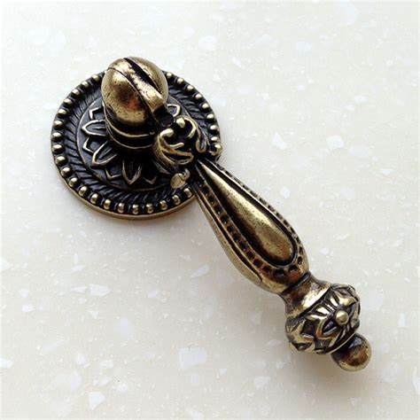 Antique Bronze Drop Handle Dresser Pulls Handles Cabinet