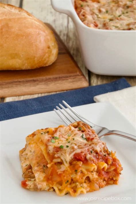 Italian Sausage Lasagna | Jo's Recipe Box