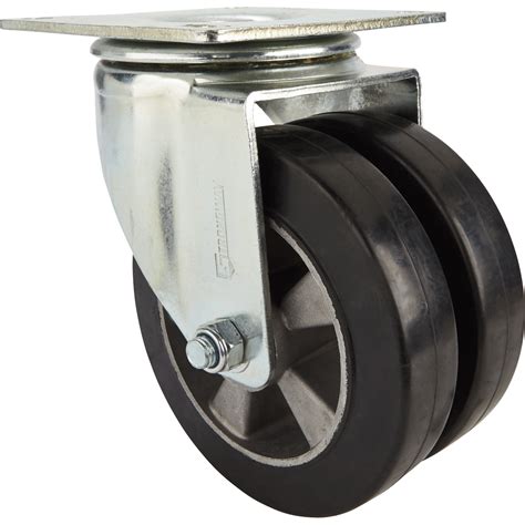 Heavy Duty Caster Wheels 5 In Polyurethane Heavy Duty Swivel Caster