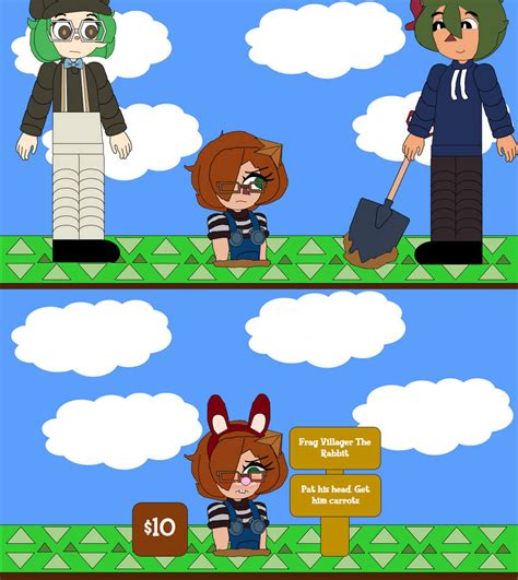 Frag Villager Gets Stuck On The Ground Comic By Canofbeansdeviantart On Deviantart