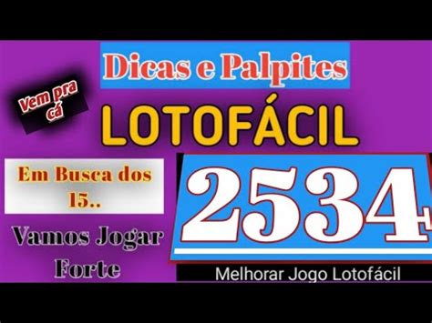 Dicas E Palpites Pra Lotof Cil Concurso Tend Ncias Comprovadas