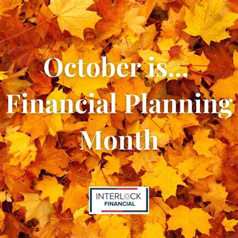 David Bunin Cfp® Aif® On Linkedin October Is National Financial